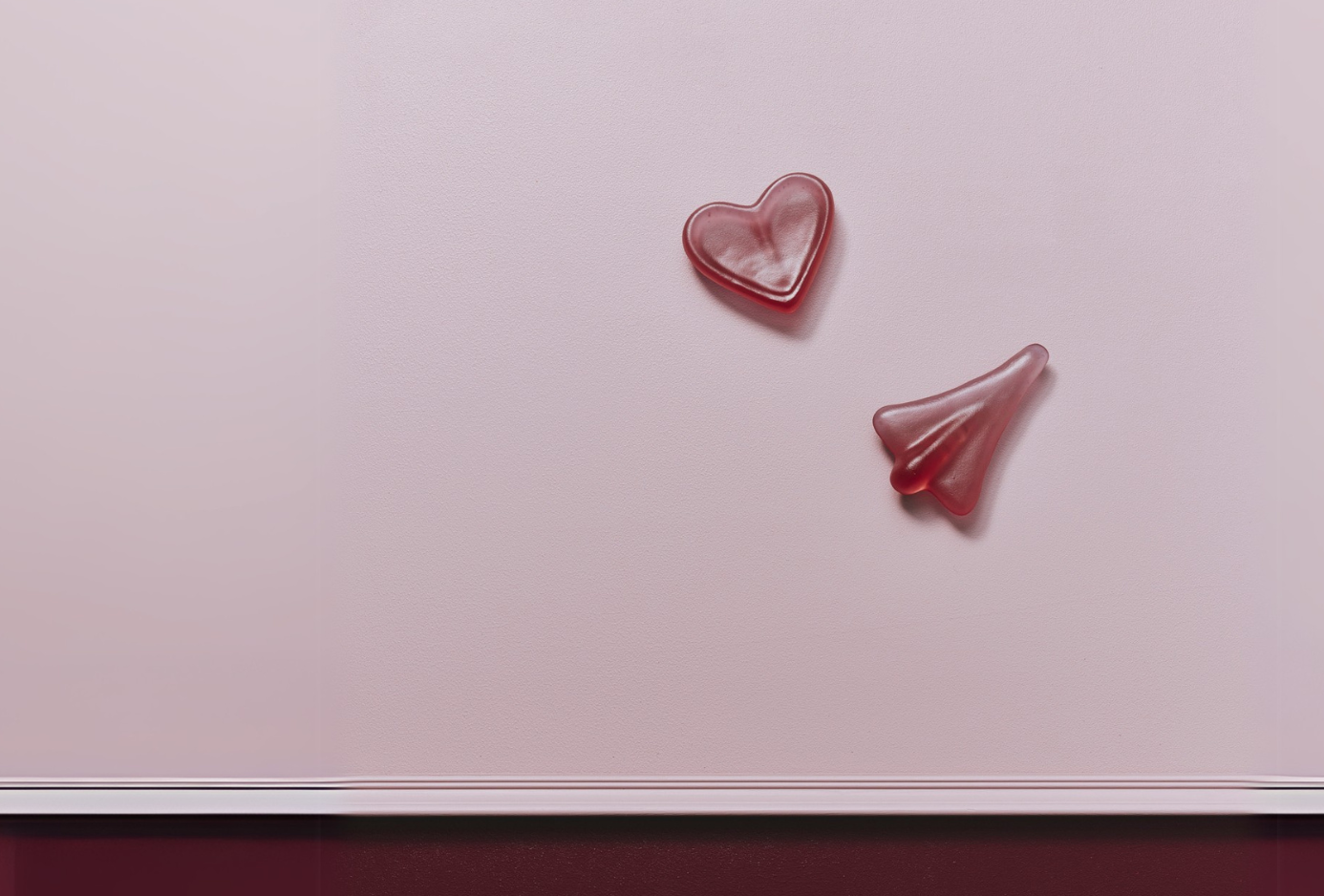 Limited Ed. Sapphire Rose Glo-Heart