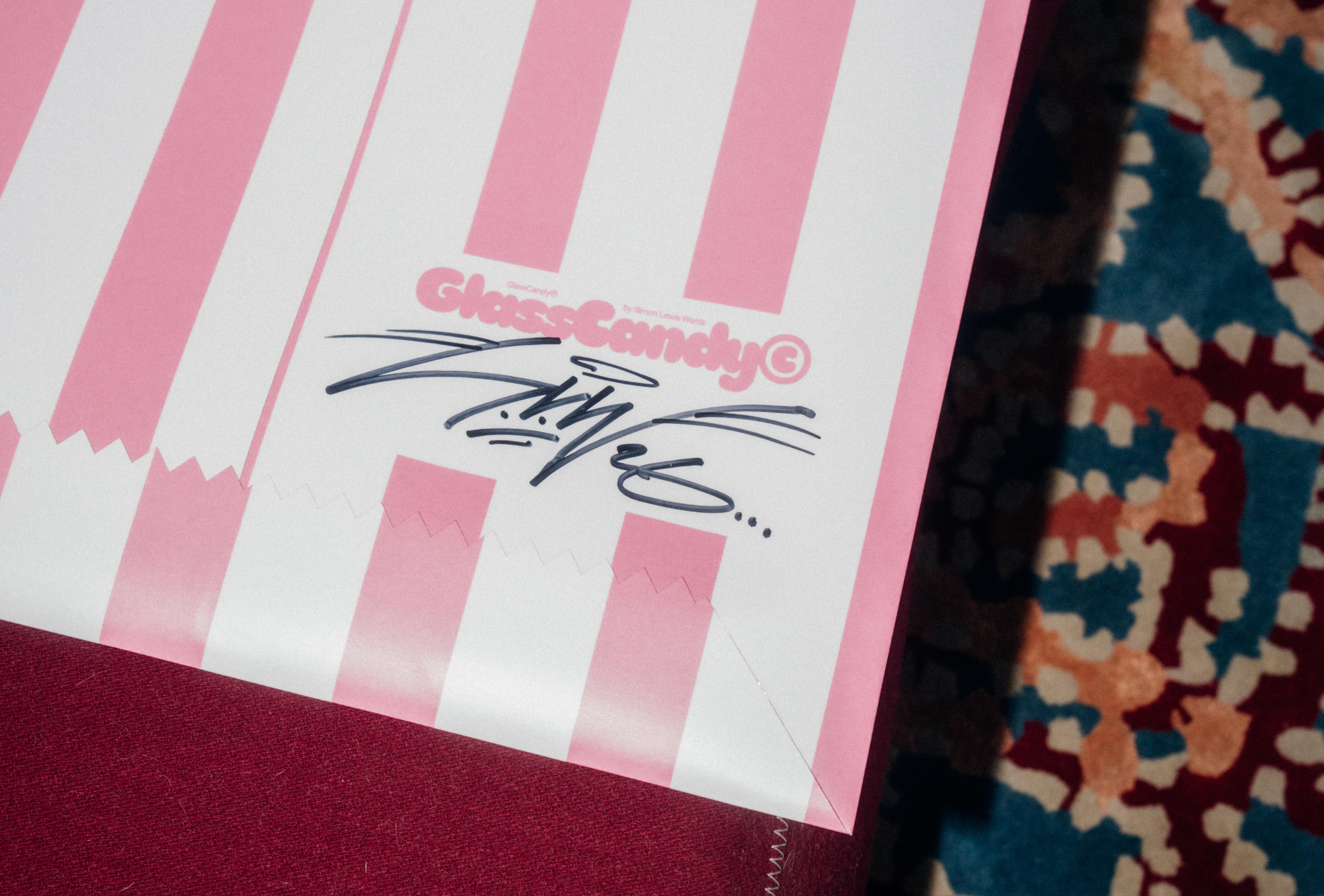 Big Spill Bag Pink Stripe