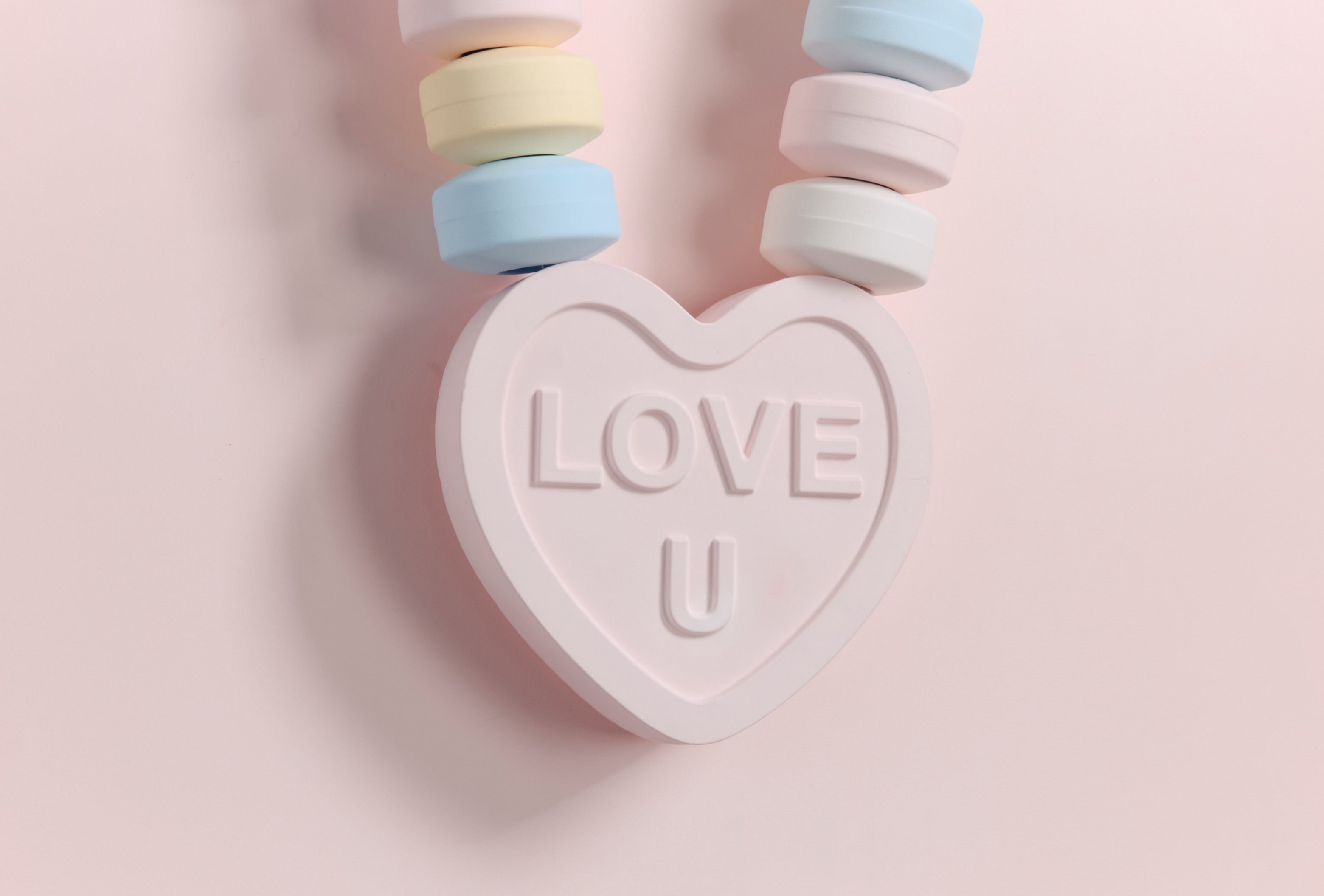 LOVE U Heart Charm