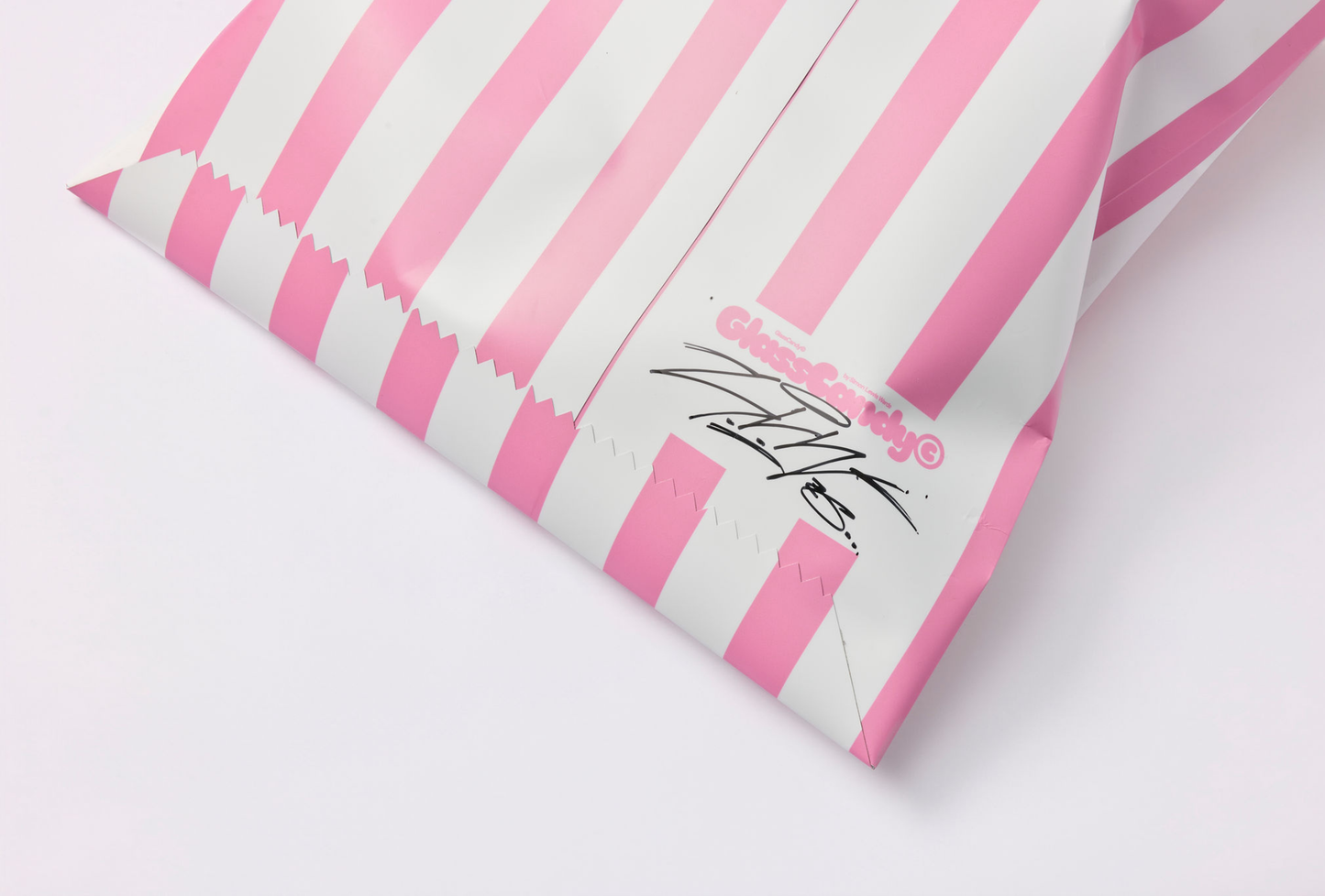Big Spill Bag Pink Stripe