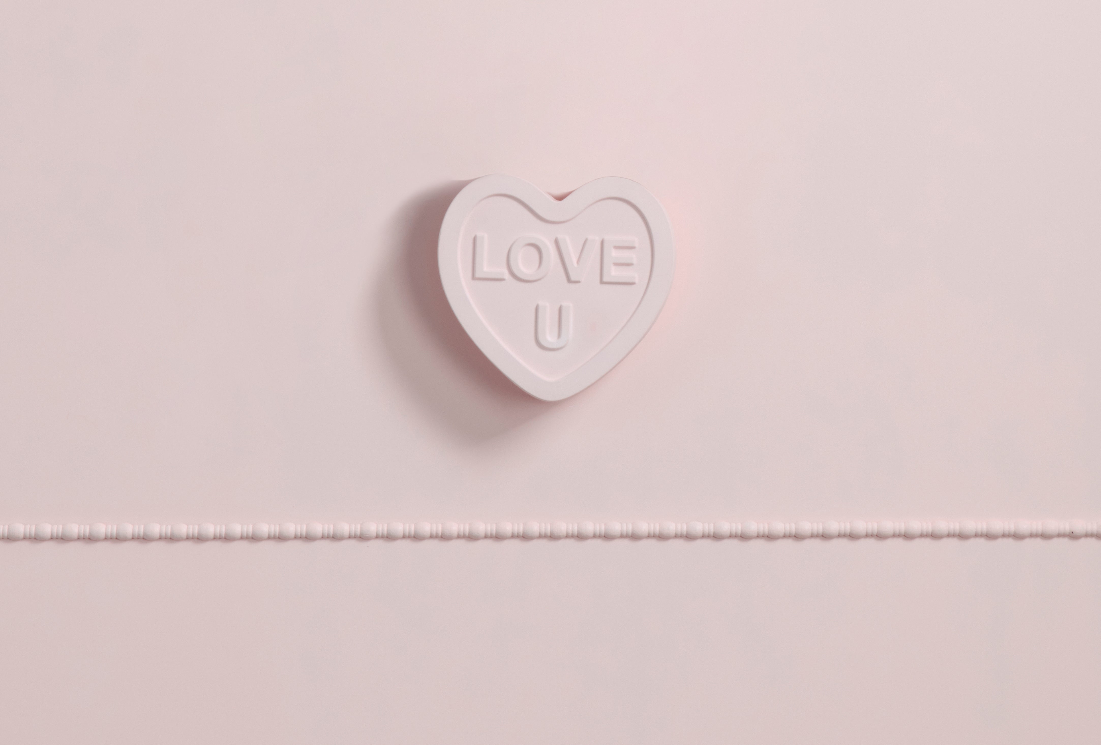 LOVE U Heart Charm